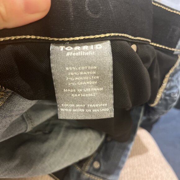 Torrid Jeans Women’s 26R Premium Stretch High Rise Bombshell Skinny Ankle Denim - Picture 4 of 11